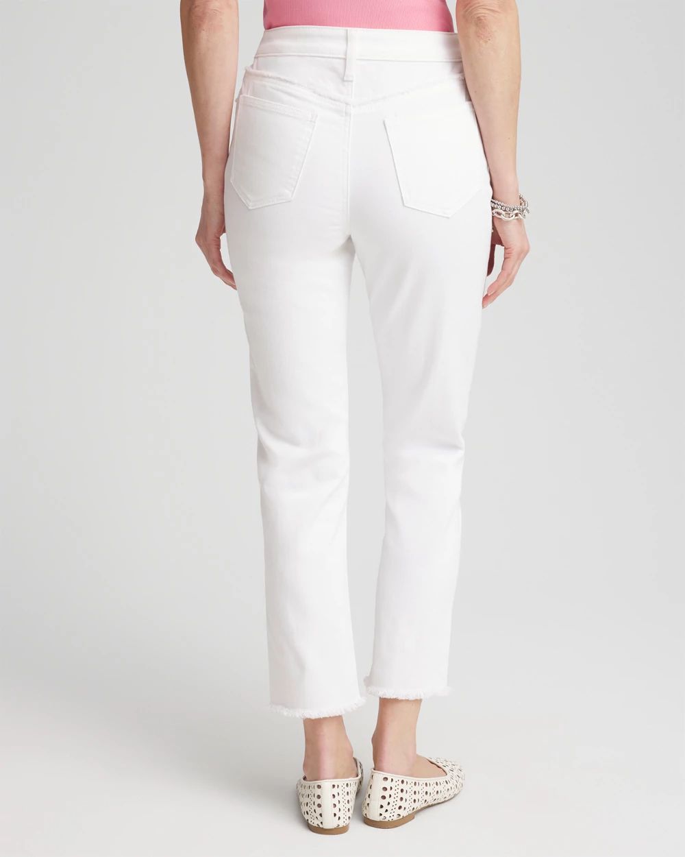 Girlfriend Frayed Cropped No Stain Jeans | Chico's